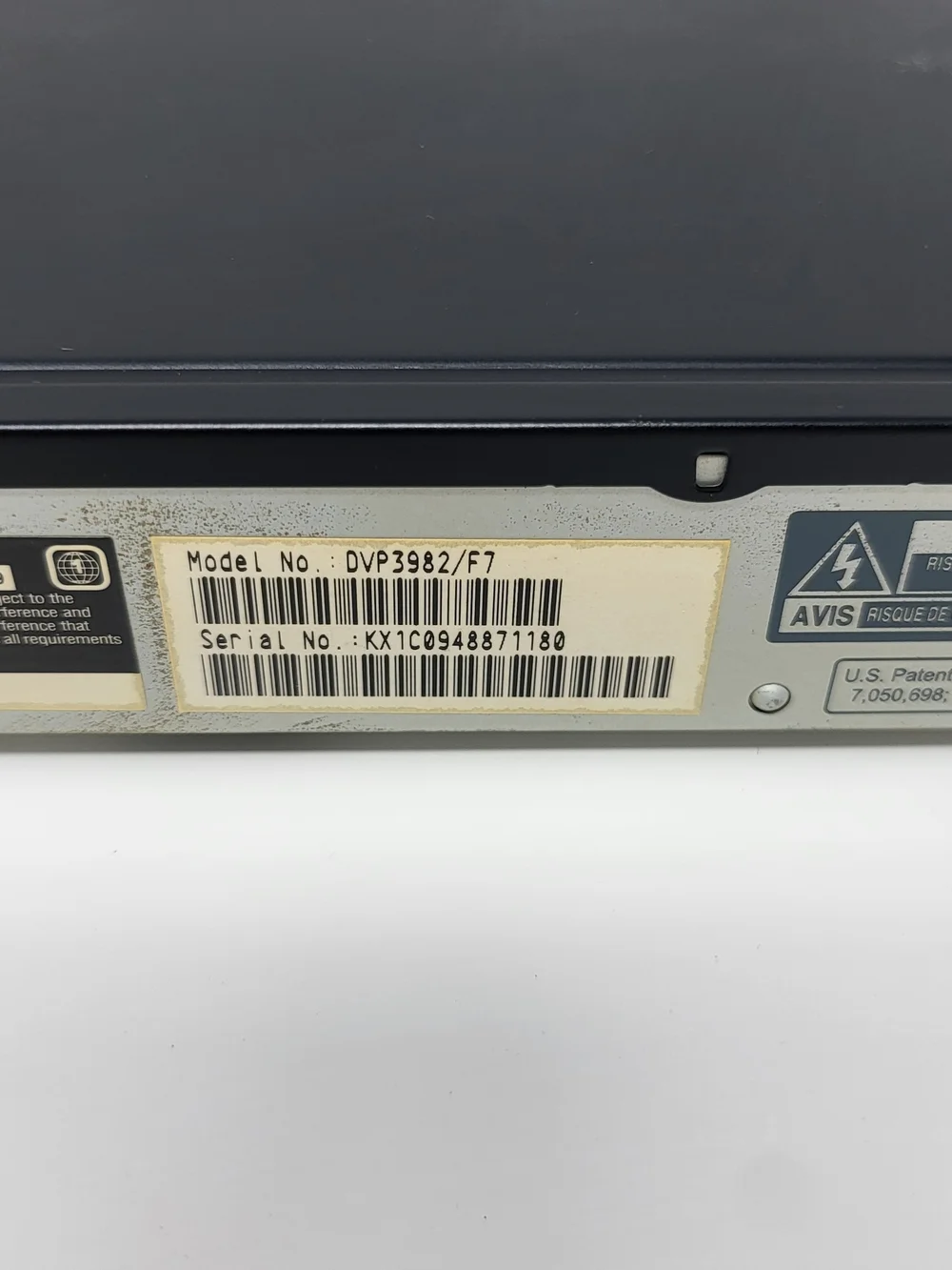 Philips Black DVD Player with HDMI Output